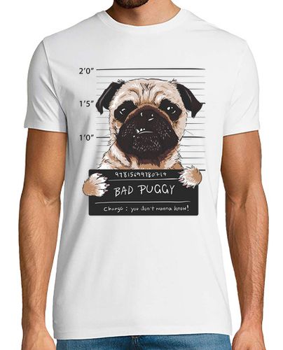 Camiseta Bad Puggy - Bulldog francés malote - latostadora.com - Modalova