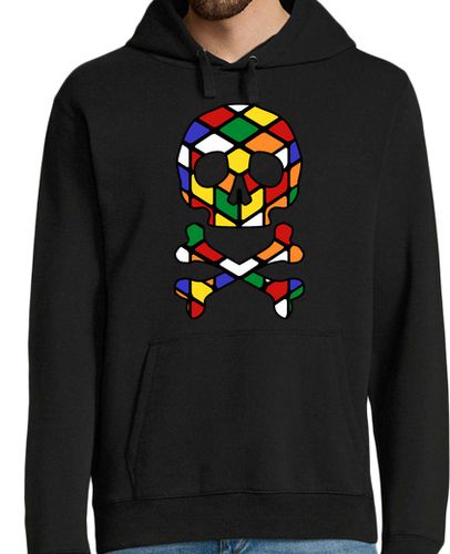 Sudadera Con Capucha Para Hombre Calavera Rubik laTostadora - latostadora.com - Modalova