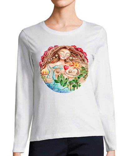 Camiseta mujer Pachamama mujer manga larga laTostadora - latostadora.com - Modalova