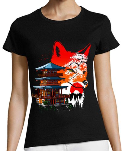 Camiseta Mujer Manga Corta Temple Fox laTostadora - latostadora.com - Modalova