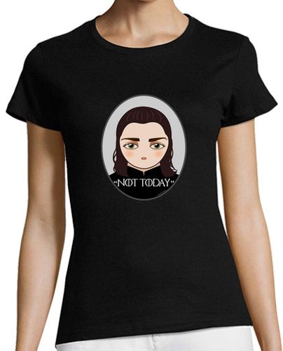 Camiseta mujer Arya : Not today - latostadora.com - Modalova