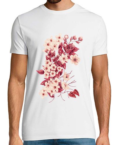 Camiseta Hombre Manga Corta Flor de ciruelo laTostadora - latostadora.com - Modalova