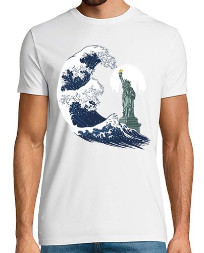 Camiseta Tsunami New York laTostadora - latostadora.com - Modalova