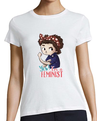 Camiseta mujer Yes I´m a Feminist - latostadora.com - Modalova