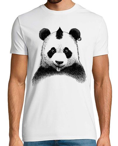 Camiseta Punk Panda - latostadora.com - Modalova