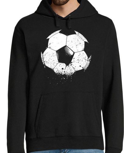 Sudadera Con Capucha Para Hombre fútbol fútbol balón-deportes-erosionado laTostadora - latostadora.com - Modalova