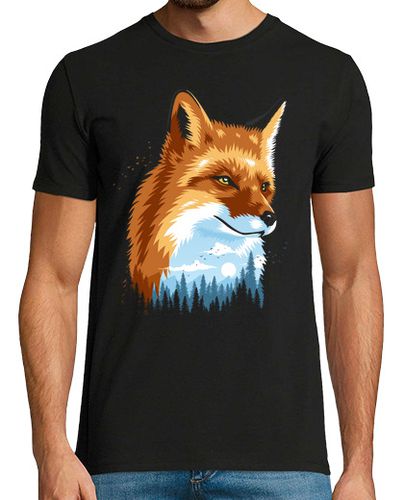 Camiseta Hombre Manga Corta Zorro bosque laTostadora - latostadora.com - Modalova