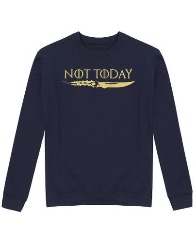 Sudadera Sin Capucha Unisex Not Today Dorado laTostadora - latostadora.com - Modalova