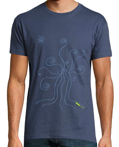 Camiseta Hombre Manga Corta L'ARBRE I EL SOL (AMB POEMA A L'ESQUENA) laTostadora - latostadora.com - Modalova