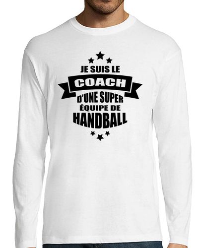 Camiseta Hombre Manga Larga entrenador de un gran equipo de mano laTostadora - latostadora.com - Modalova