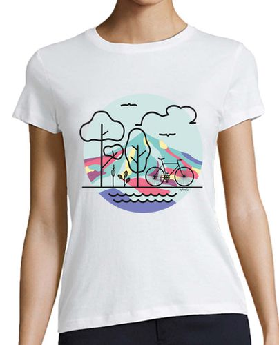 Camiseta mujer Landscape CMG - latostadora.com - Modalova