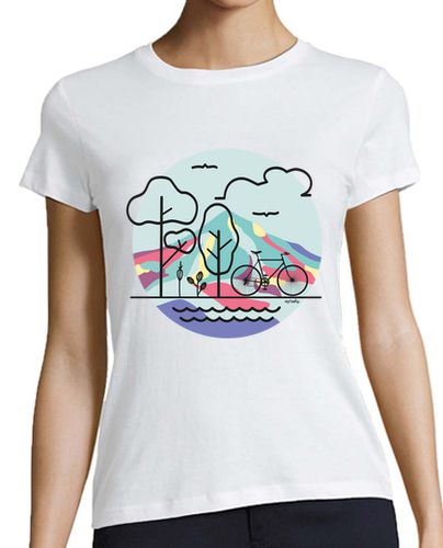 Camiseta Mujer Manga Corta Landscape CMG laTostadora - latostadora.com - Modalova