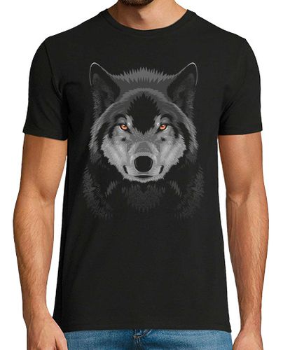 Camiseta Lobo en la sombra - latostadora.com - Modalova