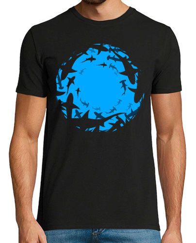 Camiseta Circulo de tiburones - latostadora.com - Modalova