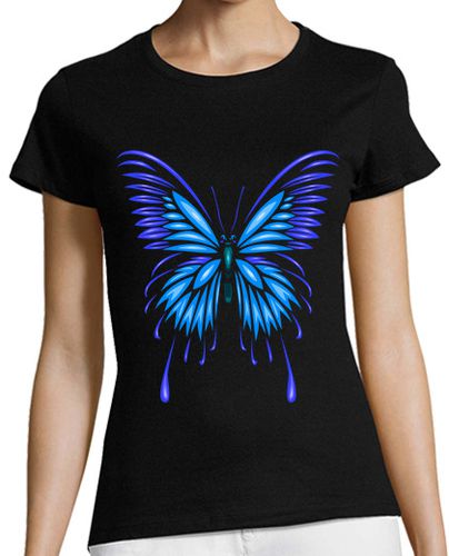 Camiseta mujer Tribal Mariposa - latostadora.com - Modalova