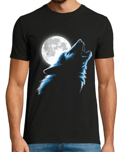 Camiseta Lobo luna llena - latostadora.com - Modalova