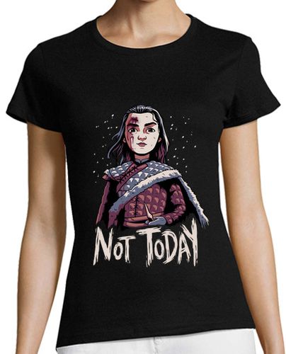 Camiseta mujer Hoy No Arya Stark Camiseta - latostadora.com - Modalova