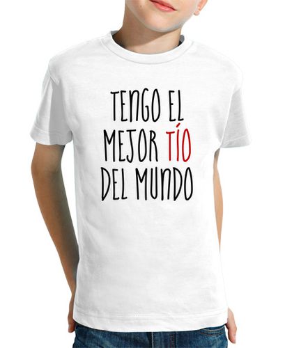 Camiseta Niño Manga Corta Tengo el mejor tío del mundo camiseta niño laTostadora - latostadora.com - Modalova