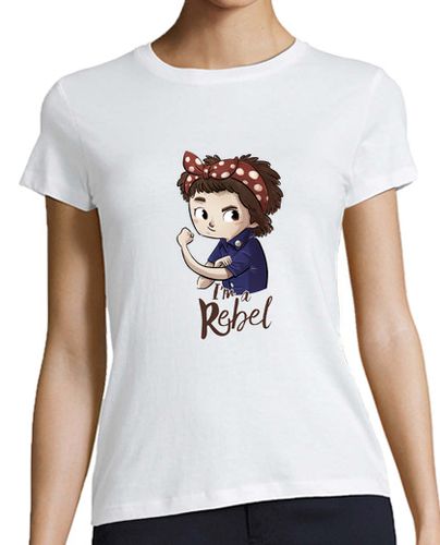Camiseta mujer I am a Rebel - latostadora.com - Modalova