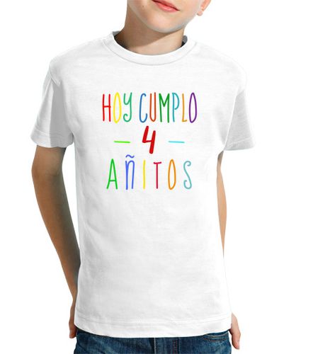 Camiseta niños Camiseta 4 cumpleaños niño o niña - latostadora.com - Modalova