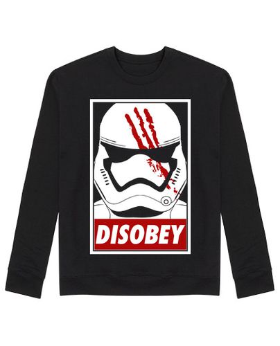 Sudadera Sin Capucha Unisex Disobey (black) laTostadora - latostadora.com - Modalova