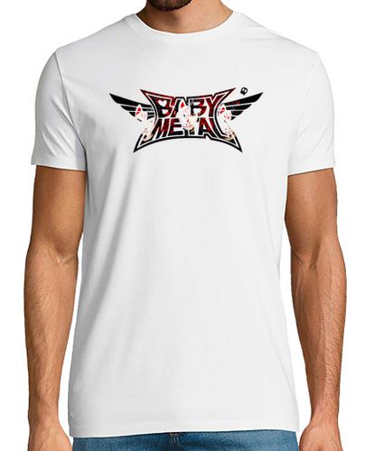 Camiseta Hombre Manga Corta Babymetal logo con Su, Moa y Yui laTostadora - latostadora.com - Modalova