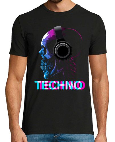 Camiseta Hombre Manga Corta Craneo Techno laTostadora - latostadora.com - Modalova