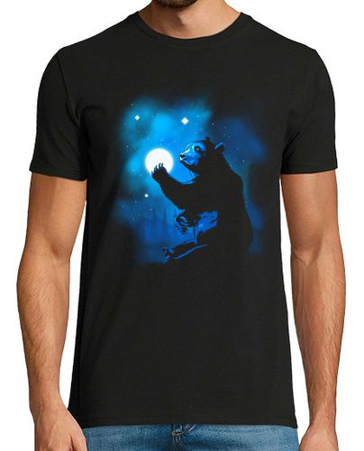 Camiseta Oso jugando con luna - latostadora.com - Modalova