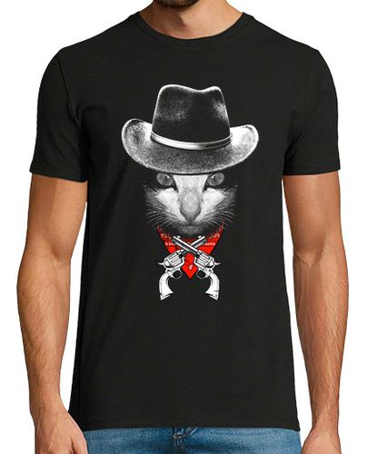 Camiseta Hombre Manga Corta gato de vaquero laTostadora - latostadora.com - Modalova