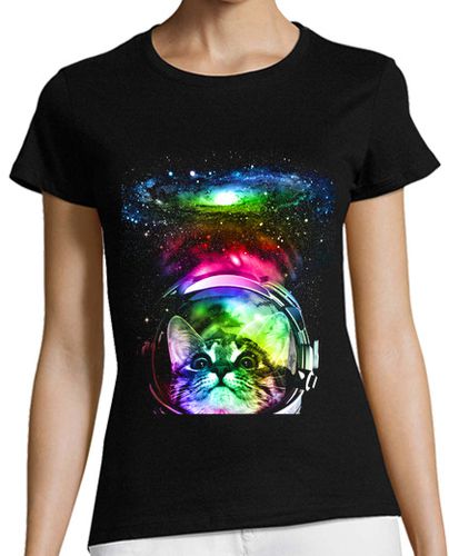 Camiseta mujer gato cosmos - latostadora.com - Modalova
