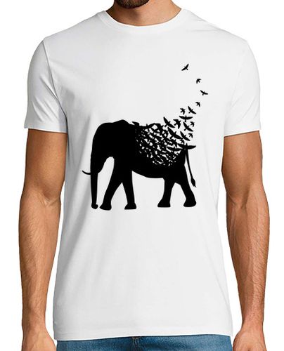 Camiseta Elefante pajaros - latostadora.com - Modalova
