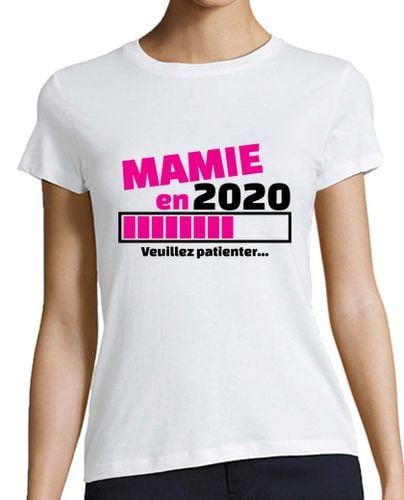 Camiseta Mujer Manga Corta abuelita en 2020 por favor espera laTostadora - latostadora.com - Modalova