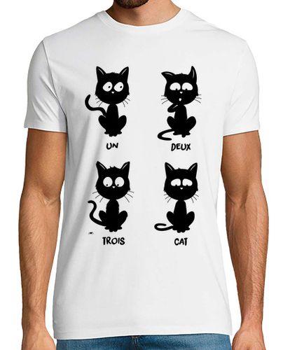 Camiseta Un, deux, trois, cat - latostadora.com - Modalova
