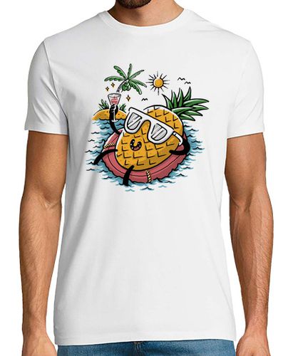 Camiseta Hombre Manga Corta piña relajante laTostadora - latostadora.com - Modalova