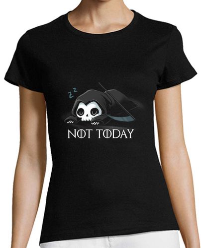 Camiseta mujer Not today - Cute death - lazy - latostadora.com - Modalova