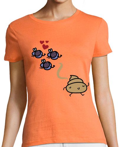 Camiseta Mujer Manga Corta Moscas In Love laTostadora - latostadora.com - Modalova