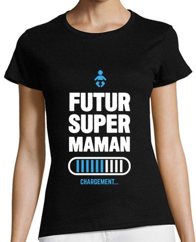Camiseta mujer Futur Super Maman - latostadora.com - Modalova