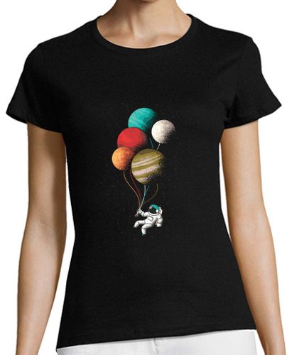 Camiseta mujer Camiseta Globos astronauta - latostadora.com - Modalova