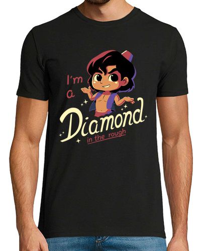 Camiseta Diamante en Bruto Aladdin 90s Camiseta - latostadora.com - Modalova