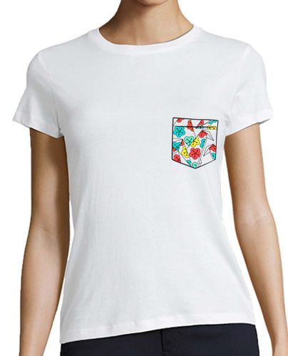 Camiseta mujer Flower Pocket - latostadora.com - Modalova