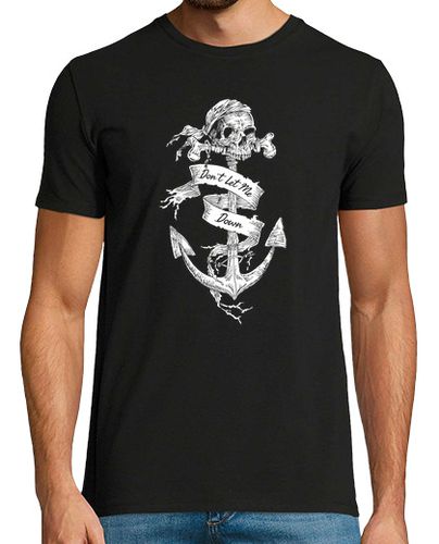 Camiseta Hombre Manga Corta no me dejes bajar el cráneo-ancla laTostadora - latostadora.com - Modalova