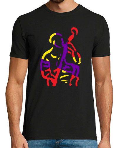 Camiseta músico bajo abstracto colorido - latostadora.com - Modalova