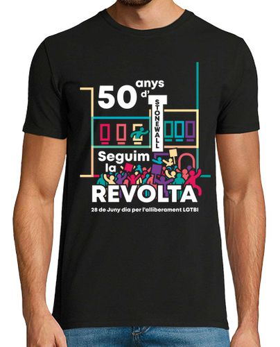 Camiseta Hombre Manga Corta 50 años Stonewall laTostadora - latostadora.com - Modalova