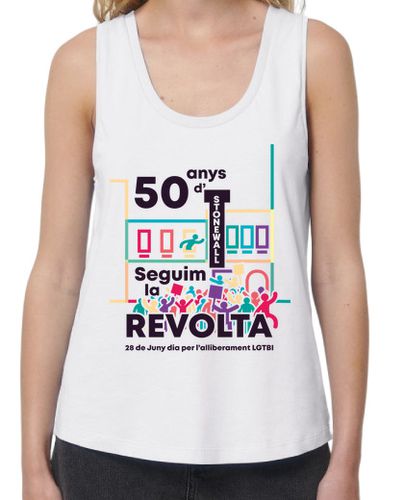 Camiseta mujer 50 años Stonewall - latostadora.com - Modalova