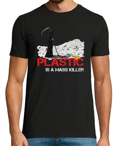 Camiseta Hombre Manga Corta Plastic is a mass killer A CHMC laTostadora - latostadora.com - Modalova