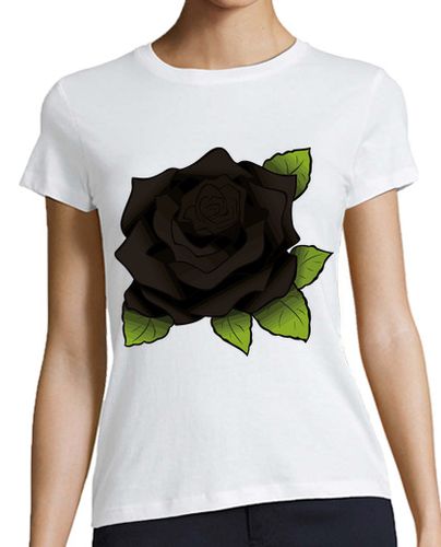 Camiseta mujer Rosa Negra / Rosas Negras / Rosal - latostadora.com - Modalova