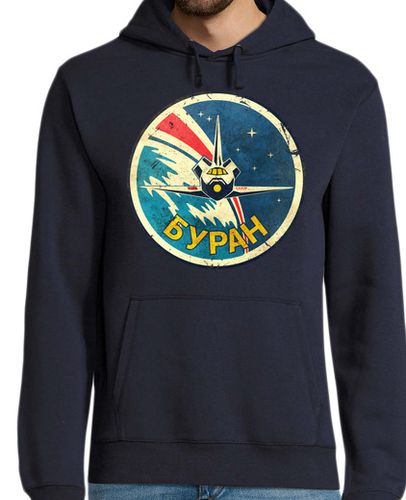 Sudadera Con Capucha Para Hombre CCCP Classic Space Shuttle Emblem laTostadora - latostadora.com - Modalova