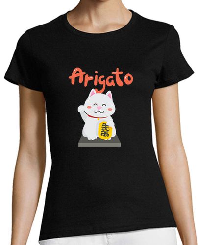 Camiseta mujer Camiseta Mujer Arigato Kawaii - latostadora.com - Modalova