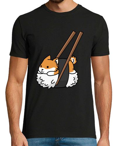 Camiseta Perro Shiba Inu Sushi - latostadora.com - Modalova