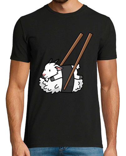 Camiseta Mascota Cabra Sushi - latostadora.com - Modalova